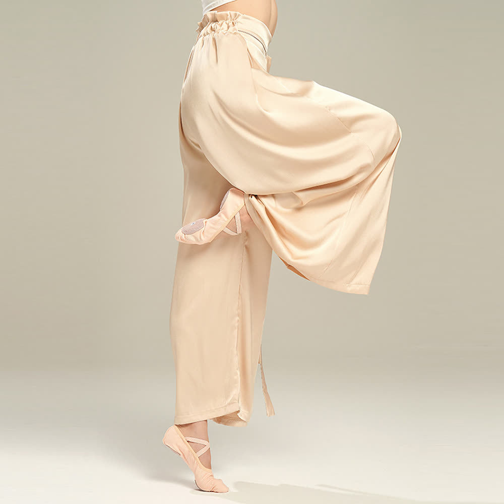 Olivenorma Polyester Flowy Loose Wide-Leg Bandage Yoga Pants - image 1