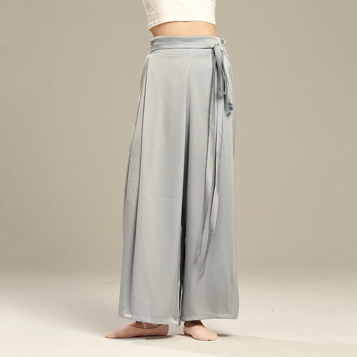 Olivenorma Polyester Flowy Loose Wide-Leg Bandage Yoga Pants - image 10