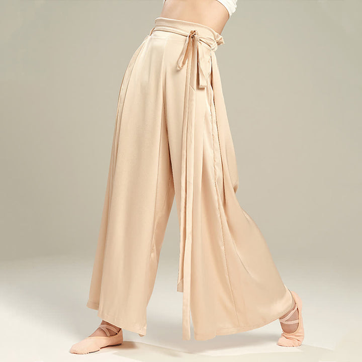 Olivenorma Polyester Flowy Loose Wide-Leg Bandage Yoga Pants - image 2