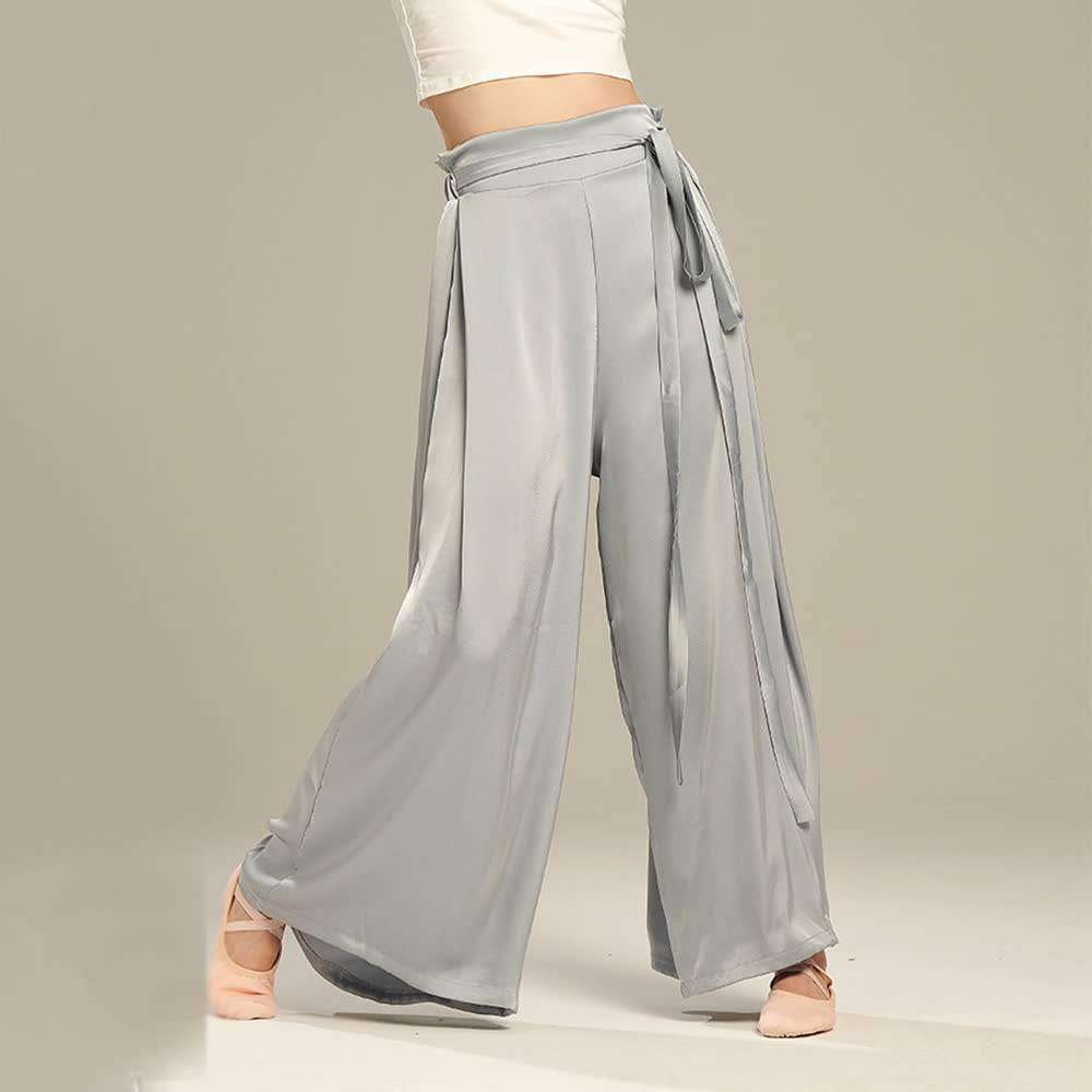 Olivenorma Polyester Flowy Loose Wide-Leg Bandage Yoga Pants - image 8