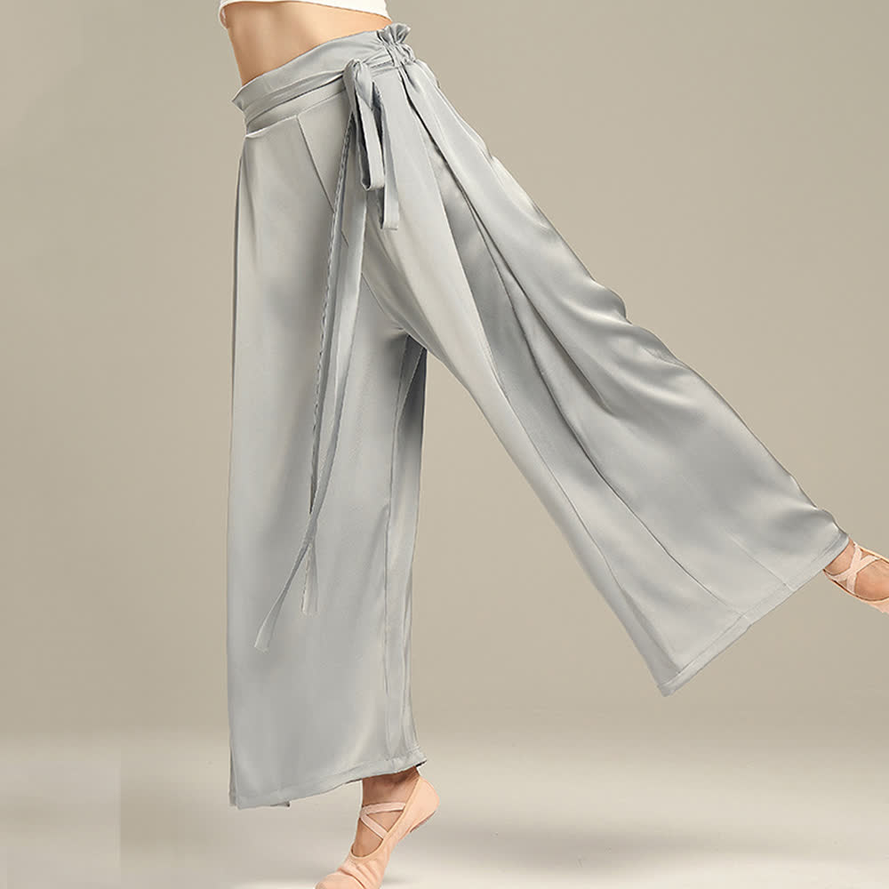 Olivenorma Polyester Flowy Loose Wide-Leg Bandage Yoga Pants - image 11