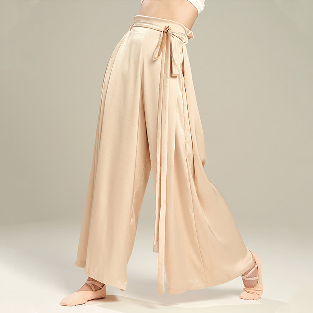 Olivenorma Polyester Flowy Loose Wide-Leg Bandage Yoga Pants - image 2