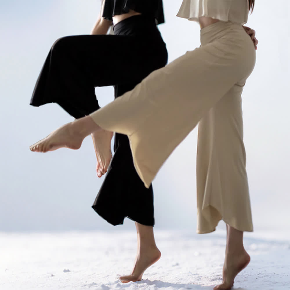 Olivenorma Plain Color High-Waist Women Flare Yoga Pants  - image 6