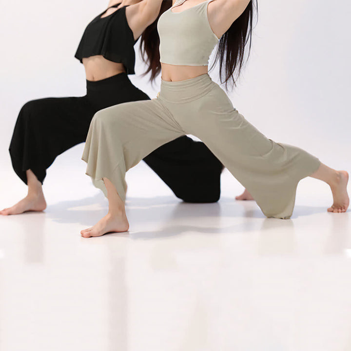 Olivenorma Plain Color High-Waist Women Flare Yoga Pants  - image 7