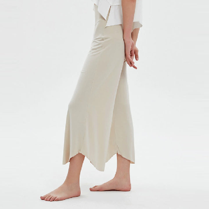 Olivenorma Plain Color High-Waist Wide-Leg Loose Flare Yoga Pants - image 5