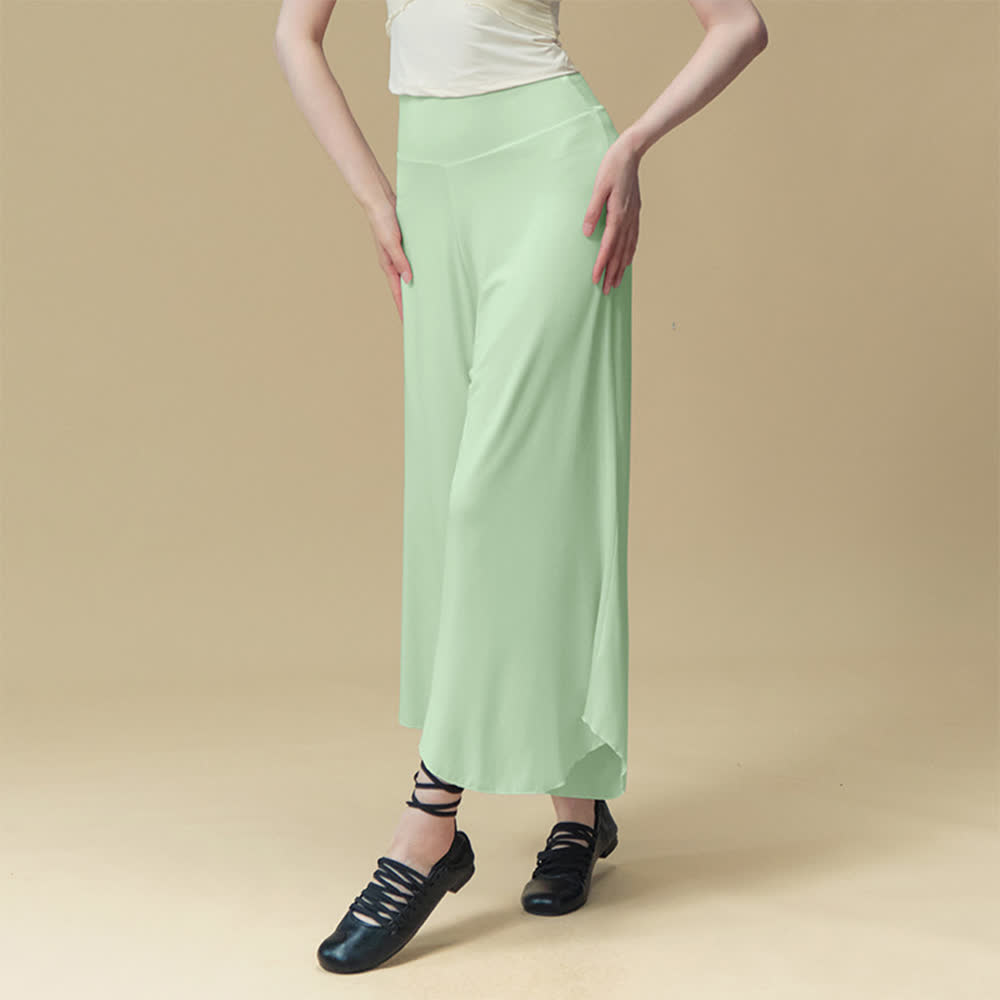 Olivenorma Nylon High-Waist Breathable Yoga Pilates Pants - Green - L - image 9