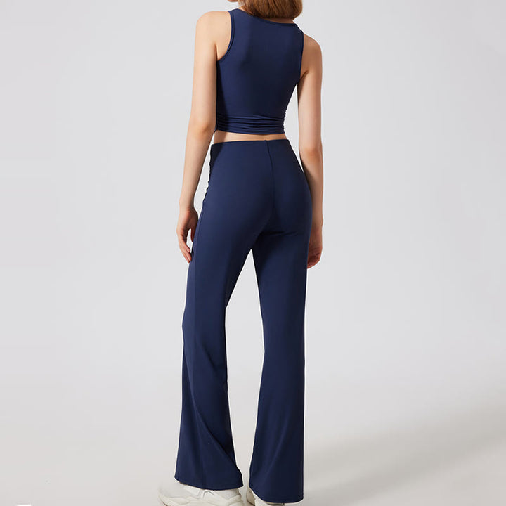 Olivenorma Wide Leg Yoga Pants Casual Knot Work Dress Pants - image 7