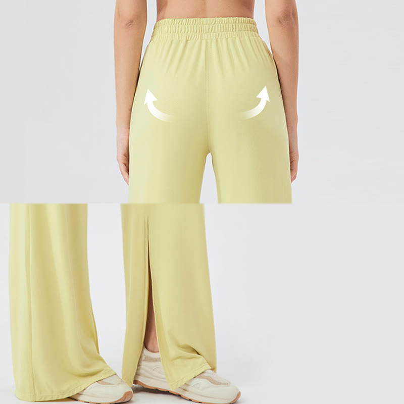 Olivenorma Lightweight Wide Leg Ventilated Loose Pants Casual Yoga Pants - image 7