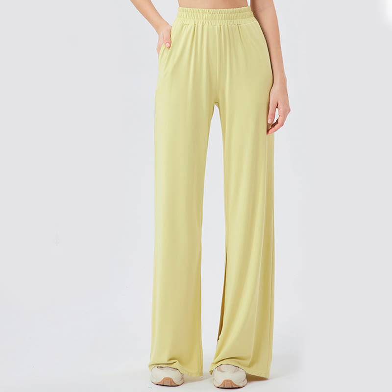 Olivenorma Lightweight Wide Leg Ventilated Loose Pants Casual Yoga Pants - image 5