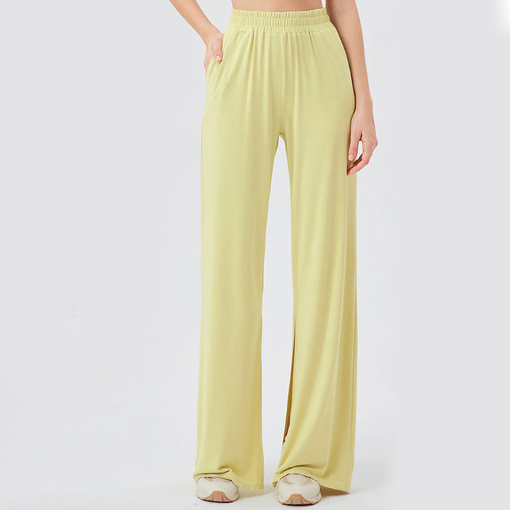 Olivenorma Lightweight Wide Leg Ventilated Loose Pants Casual Yoga Pants - image 5
