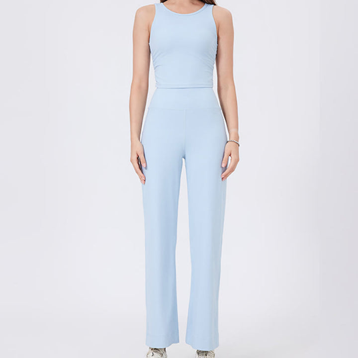 Olivenorma Versatile Straight-Leg Cut Mid Waist Stretch Dress Yoga Pants - image 8