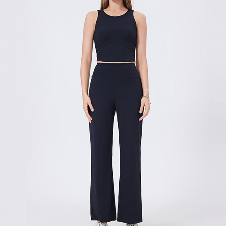 Olivenorma Versatile Straight-Leg Cut Mid Waist Stretch Dress Yoga Pants - image 24