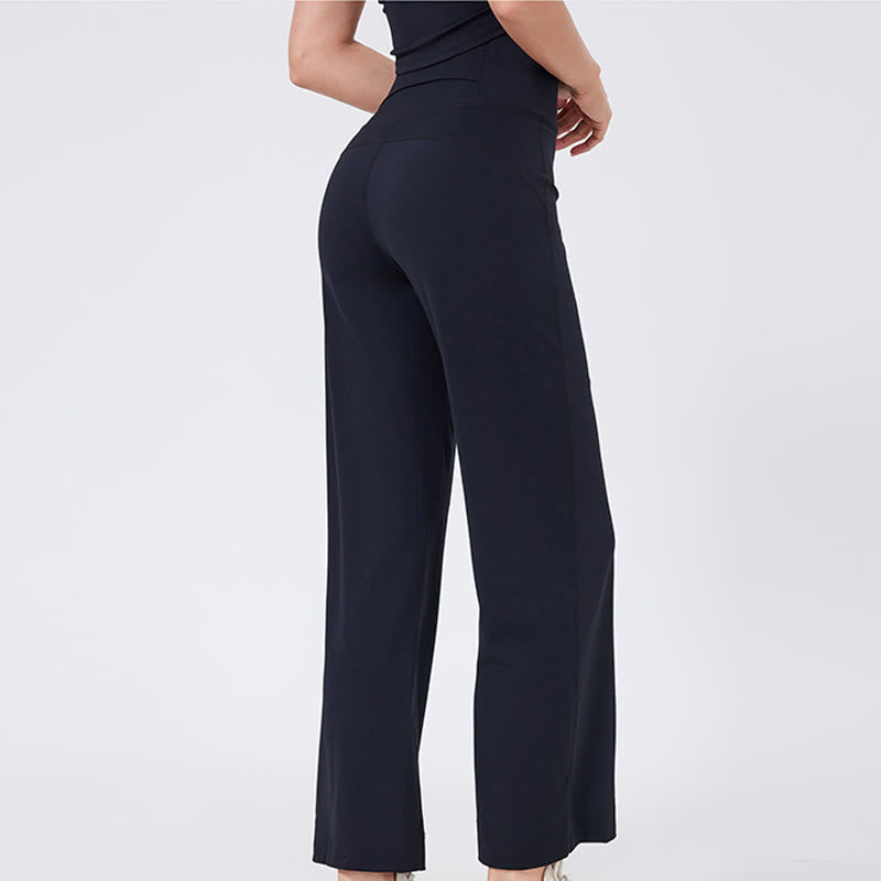 Olivenorma Versatile Straight-Leg Cut Mid Waist Stretch Dress Yoga Pants - image 23