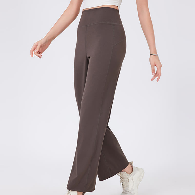 Olivenorma Versatile Straight-Leg Cut Mid Waist Stretch Dress Yoga Pants - image 20