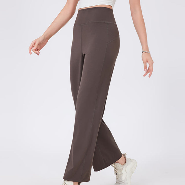 Olivenorma Versatile Straight-Leg Cut Mid Waist Stretch Dress Yoga Pants - image 20