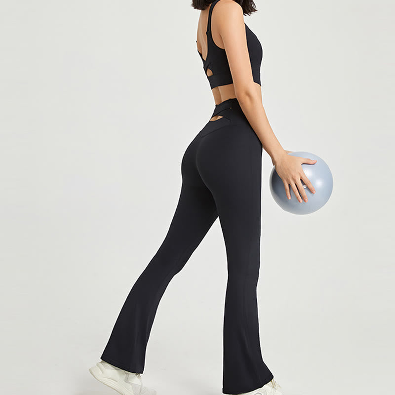 Olivenorma Women Workout Flare Leggings High Waist Yoga Pants - image 7