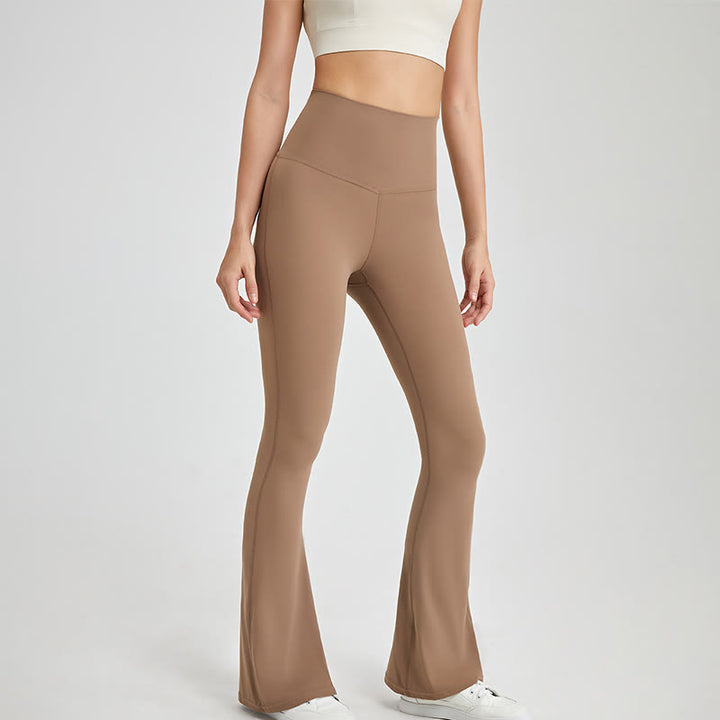 Olivenorma Women Workout Flare Leggings High Waist Yoga Pants - image 3