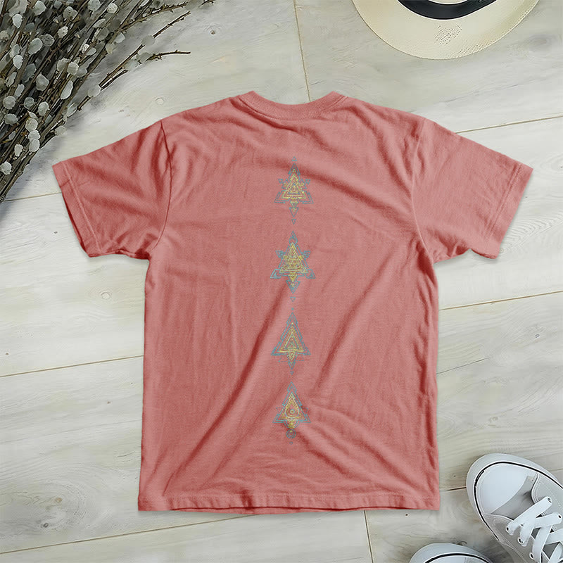 Olivenorma Metatro's Cube Symbol Sacred Geometry Healing Tee V-Neck Spiritual T-Shirt - image 29
