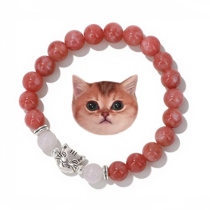 Olivenorma Cat Magic​​ Gemstone Beaded Bracelet - Carnelian - image 6