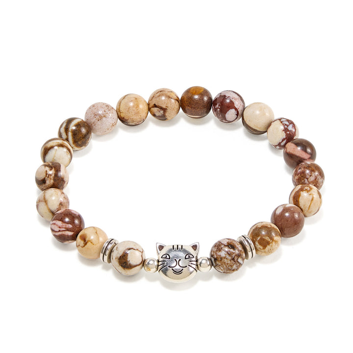 Olivenorma Cat Magic​​ Gemstone Beaded Bracelet - image 3