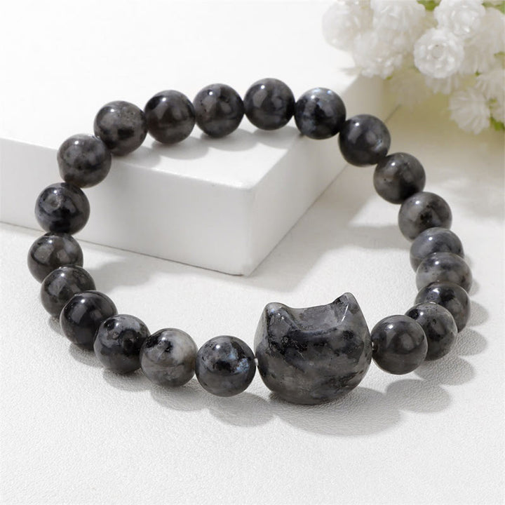 Olivenorma Mystic Meow Charm Crystal Bracelet - image 3