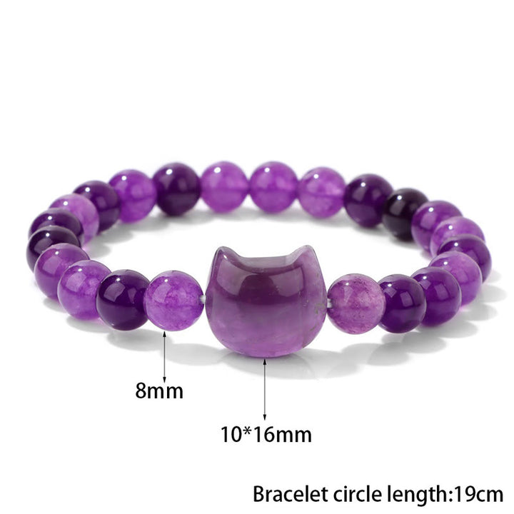 Olivenorma Mystic Meow Charm Crystal Bracelet - image 8