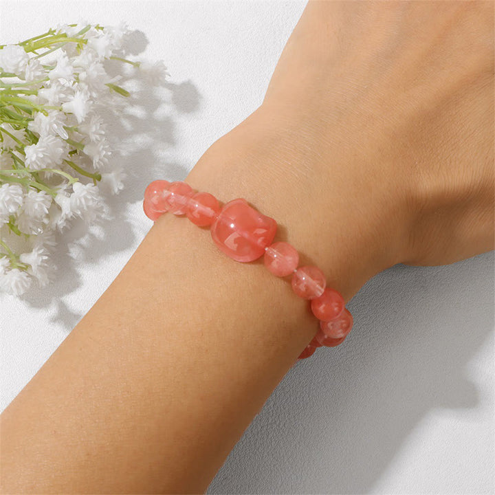 Olivenorma Mystic Meow Charm Crystal Bracelet - image 1