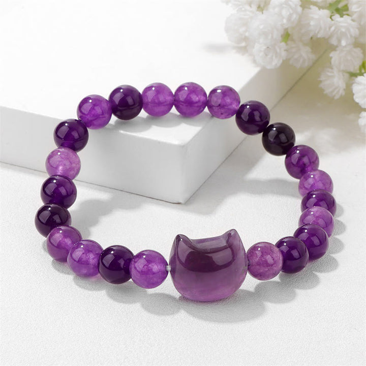Olivenorma Mystic Meow Charm Crystal Bracelet - image 7