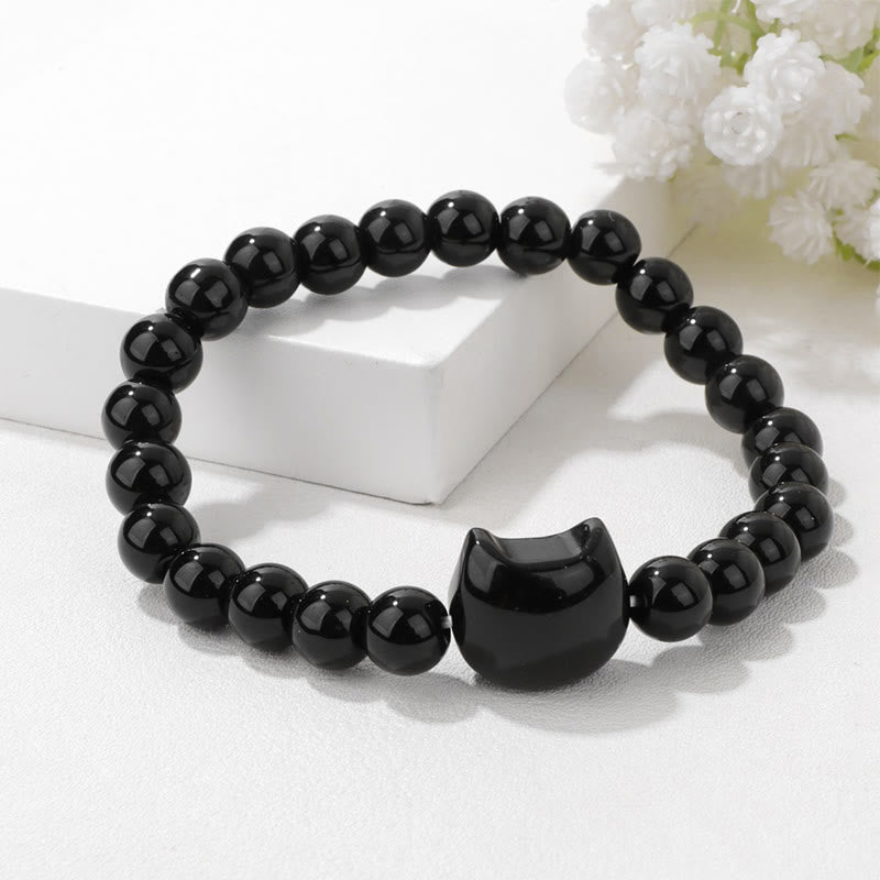 Olivenorma Mystic Meow Charm Crystal Bracelet - image 5