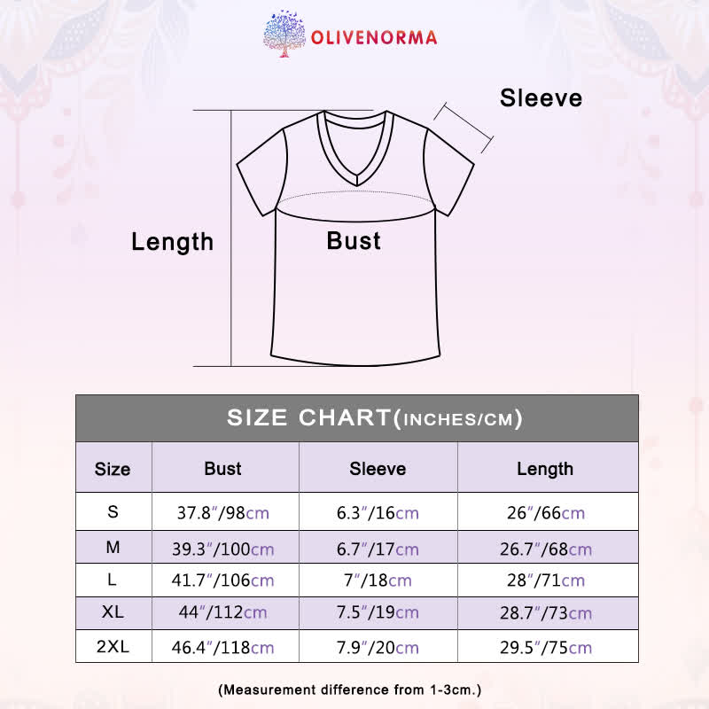 Olivenorma Yoga Tree Pose V-Neck T-Shirt - image 26