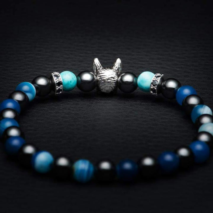 Olivenorma French Bulldog​​ Memorial Gemstone Bracelet - image 8