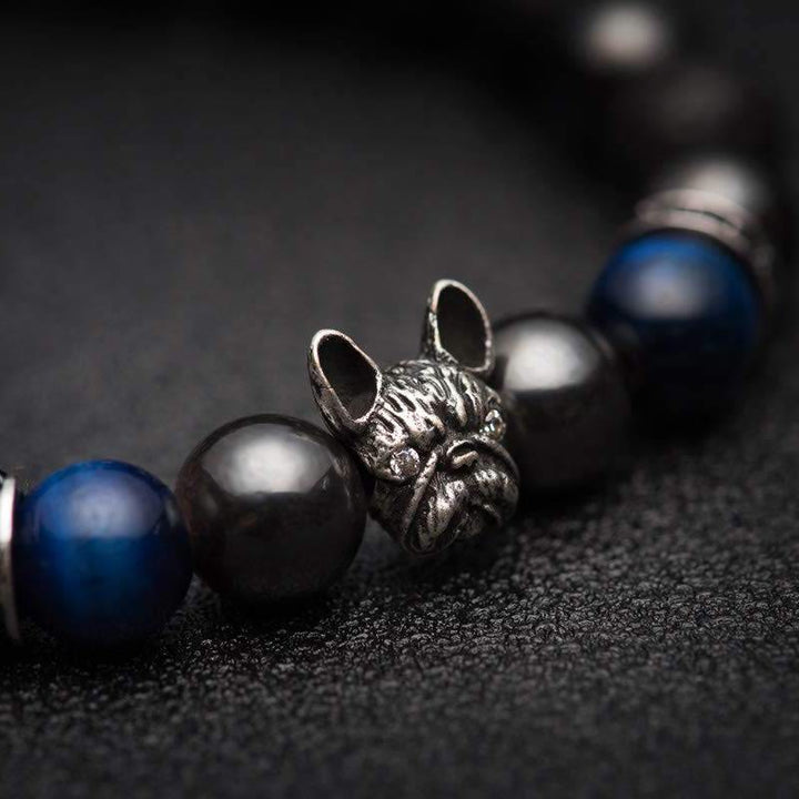 Olivenorma French Bulldog​​ Memorial Gemstone Bracelet - image 3