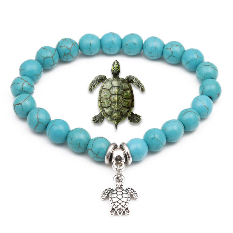 Olivenorma Animals Spirit Guardian Charm Turquoise Bracelets - Turtle B - image 2