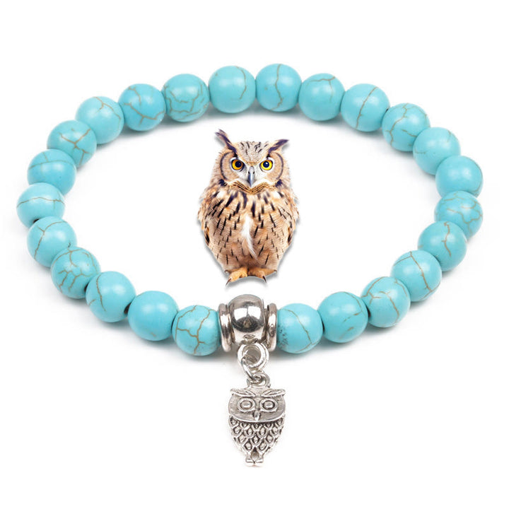 Olivenorma Animals Spirit Guardian Charm Turquoise Bracelets - Owl - image 7