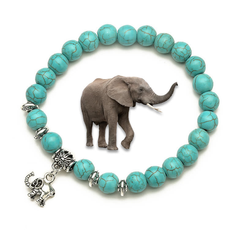 Olivenorma Animals Spirit Guardian Charm Turquoise Bracelets - Elephant A - image 5