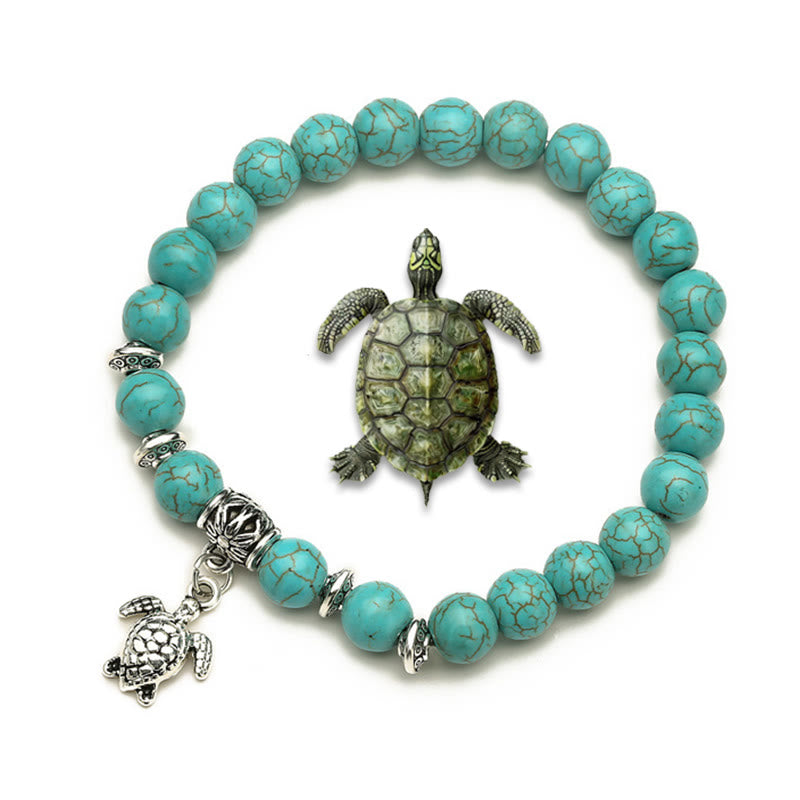 Olivenorma Animals Spirit Guardian Charm Turquoise Bracelets - Turtle A - image 1