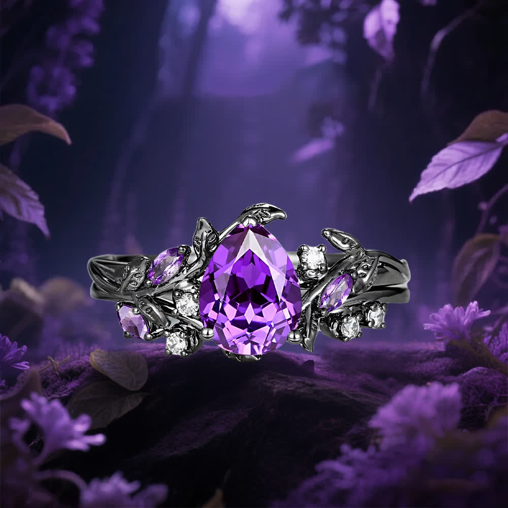 Olivenorma The Enchantress of Twilight Amethyst Ring - image 10