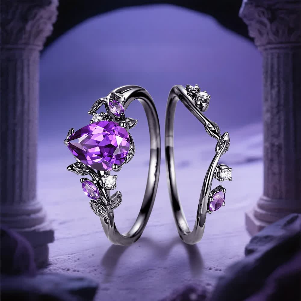 Olivenorma The Enchantress of Twilight Amethyst Ring - image 2