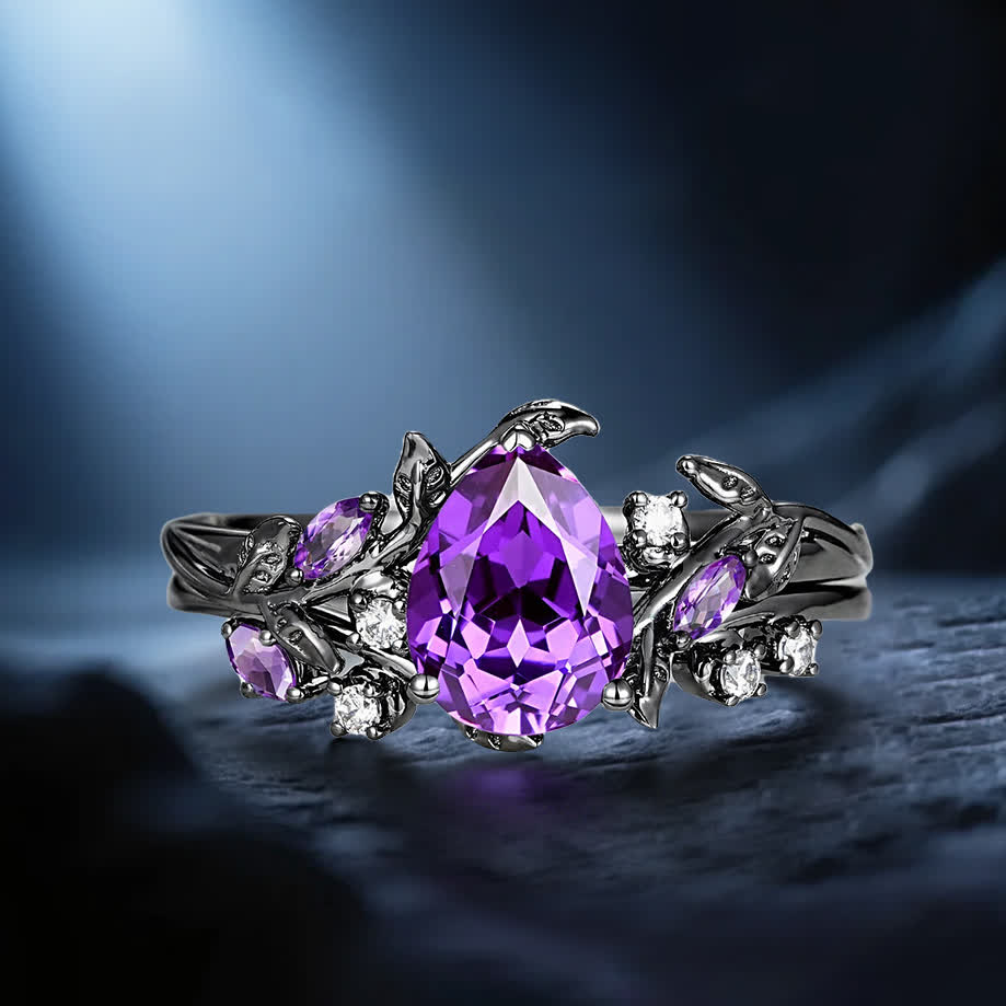 Olivenorma The Enchantress of Twilight Amethyst Ring - US 10 - image 0
