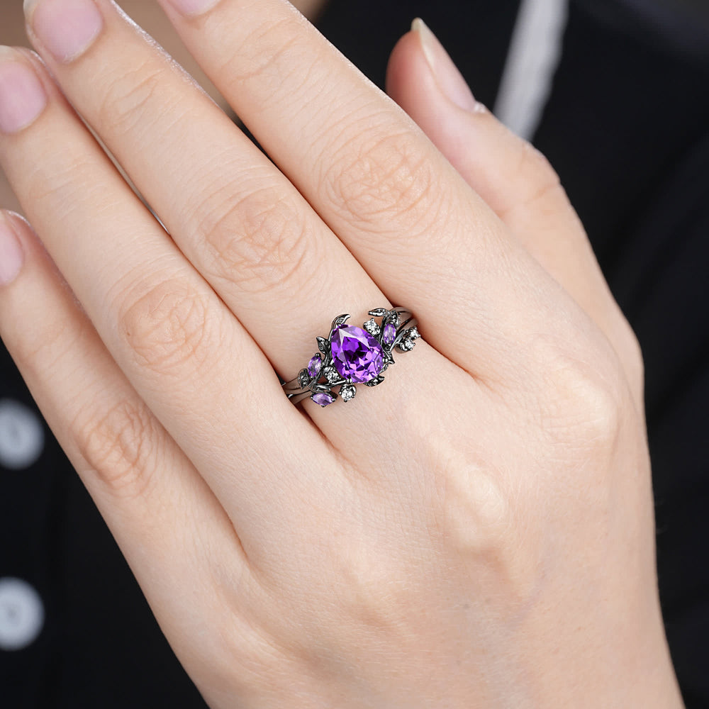 Olivenorma The Enchantress of Twilight Amethyst Ring - image 1