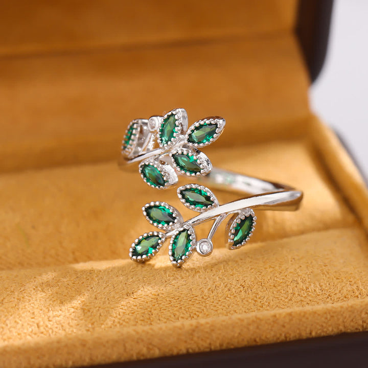 Olivenorma Forest Majesty Leaf Ring - image 9