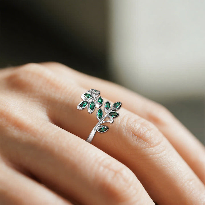 Olivenorma Forest Majesty Leaf Ring - image 1