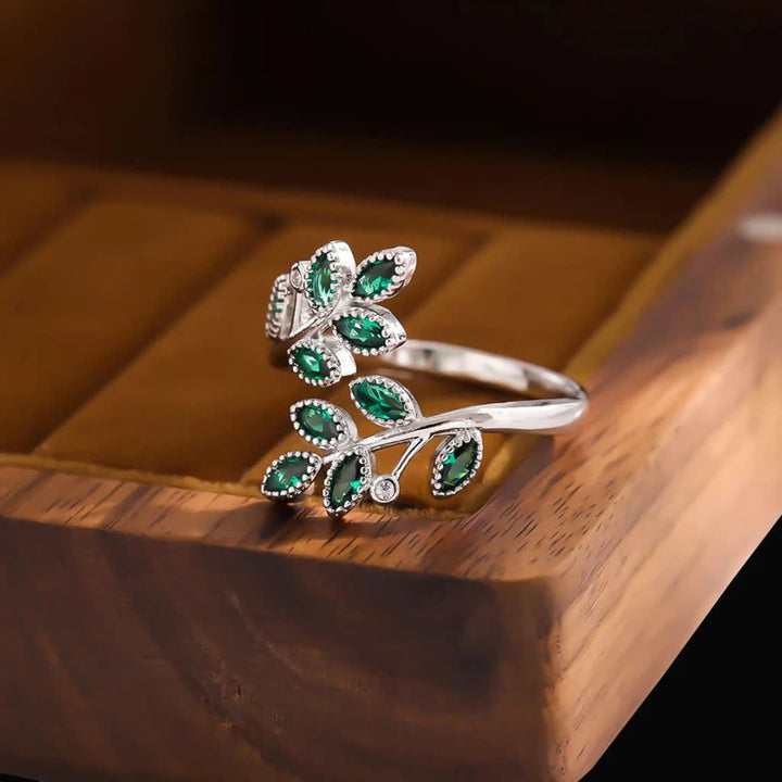 Olivenorma Forest Majesty Leaf Ring - image 4