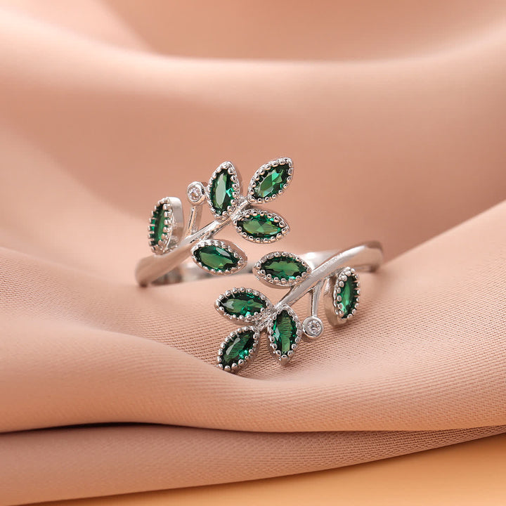 Olivenorma Forest Majesty Leaf Ring - image 6