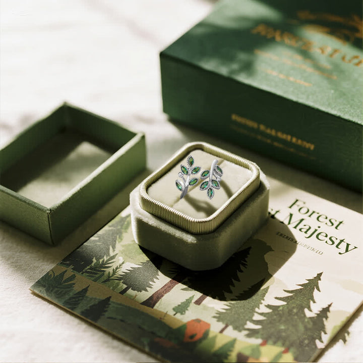 Olivenorma Forest Majesty Leaf Ring - image 8