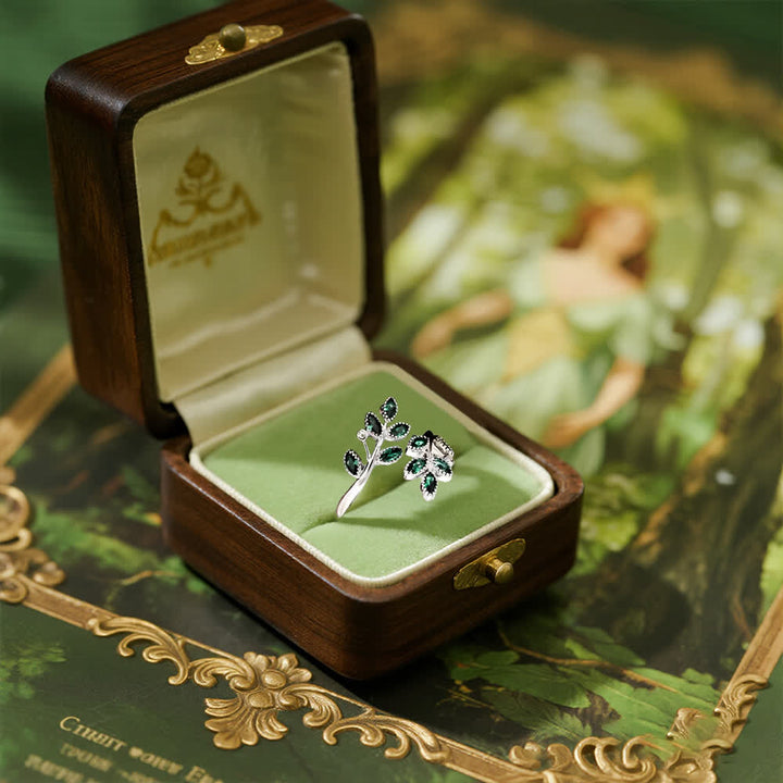 Olivenorma Forest Majesty Leaf Ring - image 2