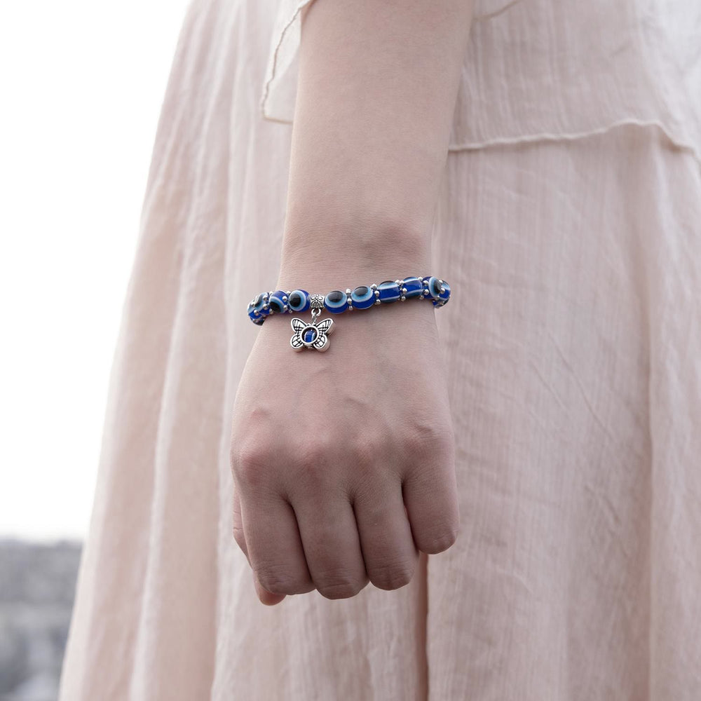 Olivenorma Double Guardians Evil Eye Animals Totem Beaded Bracelet - image 1