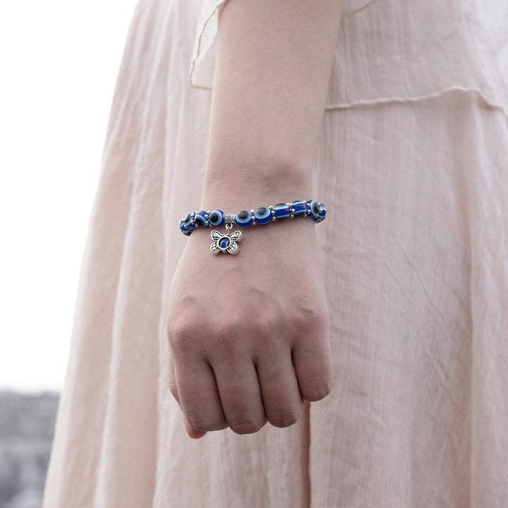 Olivenorma Double Guardians Evil Eye Animals Totem Beaded Bracelet - image 1