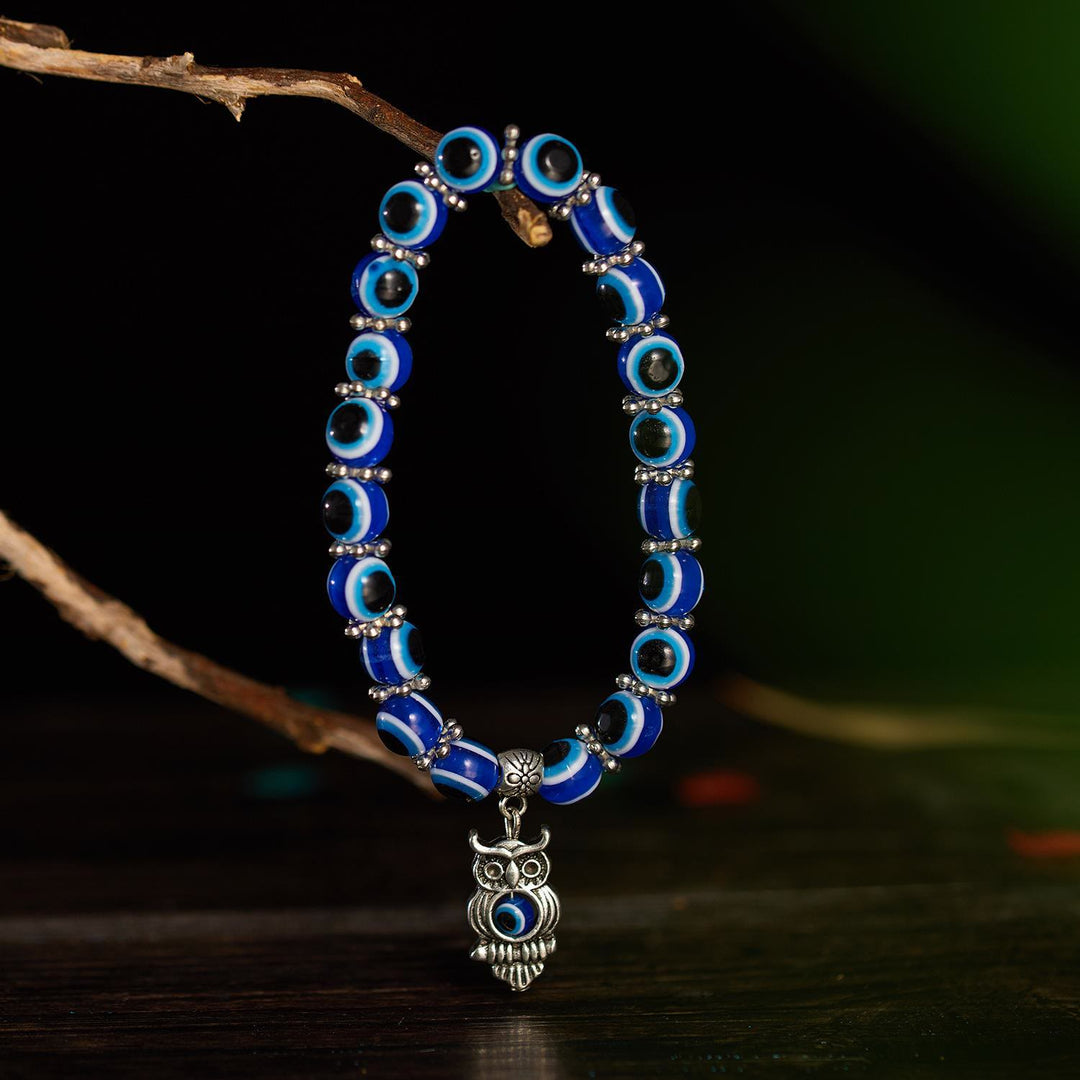 Olivenorma Double Guardians Evil Eye Animals Totem Beaded Bracelet - image 6