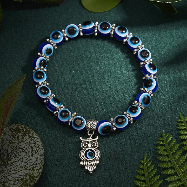 Olivenorma Double Guardians Evil Eye Animals Totem Beaded Bracelet - image 5